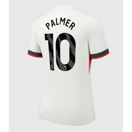 Stroje piłkarskie Chelsea Cole Palmer #10 Koszulka Wyjazdowej dla damskie 2025-26 Krótki Rękaw